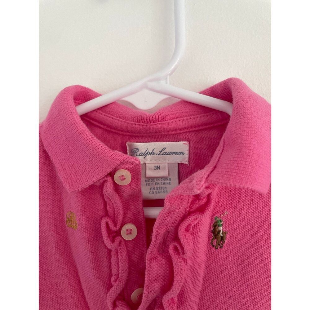 Ralph Lauren Embroidered One Piece Romper 3M